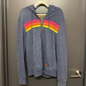 Aviator Nation navy zip up